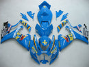 For GSXR 600/750 2006-2007 Bodywork Fairing Blue ABS Injection Molded Plastics Set