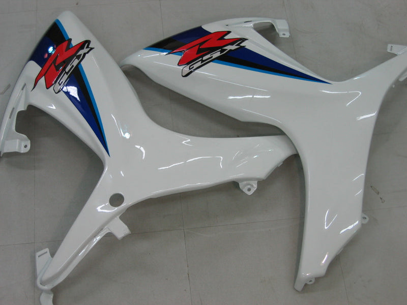 Fairings 2006-2007 Suzuki GSXR 600 750 White Blue Black GSXR  Generic