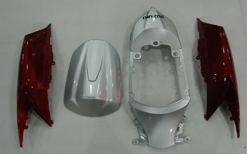 Fairings 2008-2010 Suzuki GSXR 600 750 Silver Red GSXR Racing Generic