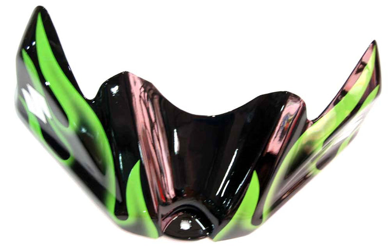 Fairings 2008-2010 Suzuki GSXR 600 750 Black & Green Flame GSXR  Generic