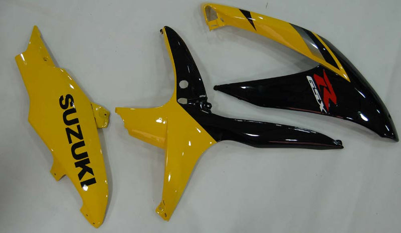 For GSXR 600/750 2008-2009 Bodywork Fairing Yellow ABS Injection Molded Plastics Set