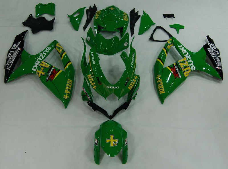 Fairings 2008-2010 Suzuki GSXR 600 750 Green Rizla Racing Generic