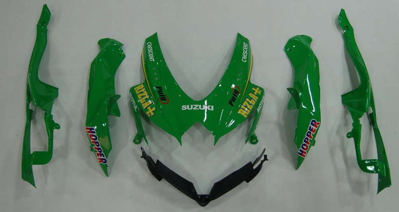 Fairings 2008-2010 Suzuki GSXR 600 750 Green Rizla  Generic