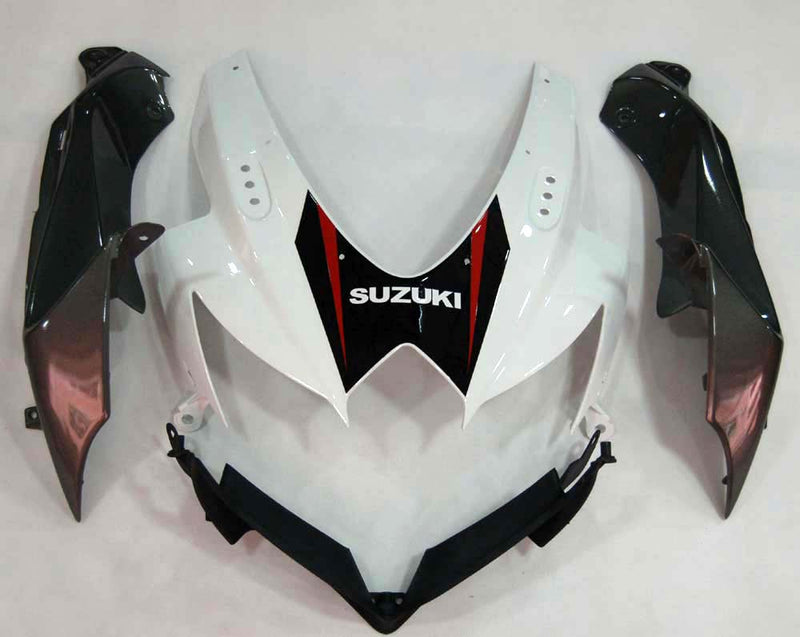 Fairings 2008-2010 Suzuki GSXR 600 750 White & Silver GSXR Racing Generic