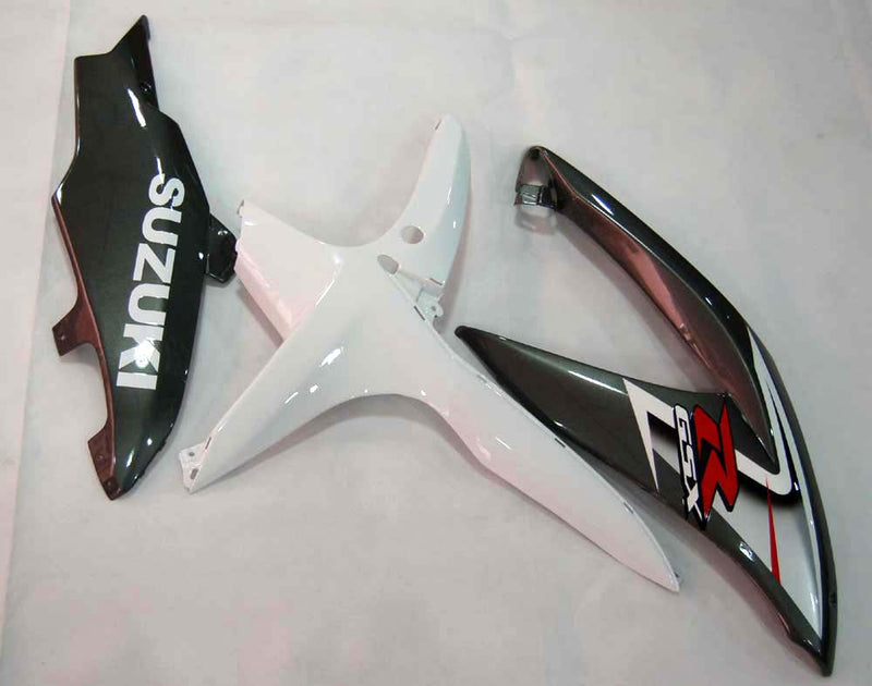 Fairings 2008-2010 Suzuki GSXR 600 750 White & Silver GSXR  Generic