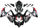 Fairings 2008-2010 Suzuki GSXR 600 750 Black Red Relentless Racing Generic