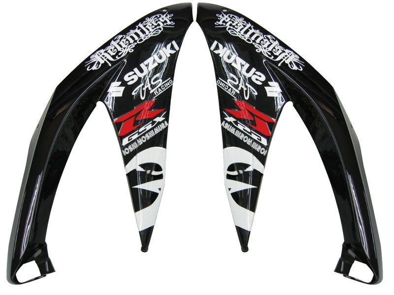 Fairings 2008-2010 Suzuki GSXR 600 750 Black Red Relentless Racing Generic