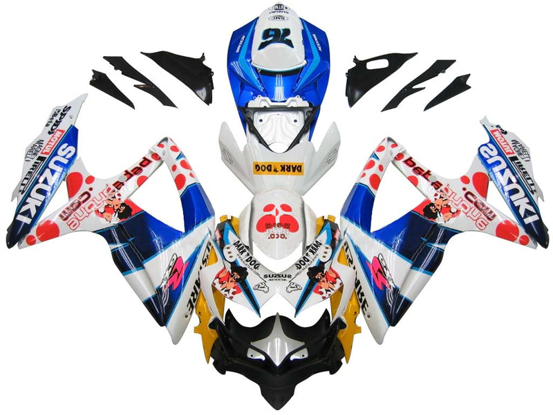 Fairings 2008-2010 Suzuki GSXR 600 750 Multi-Color pepephone Racing Generic