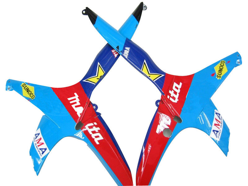 Fairings 2008-2010 Suzuki GSXR 600 750 Blue Rockstar Malkita  Generic