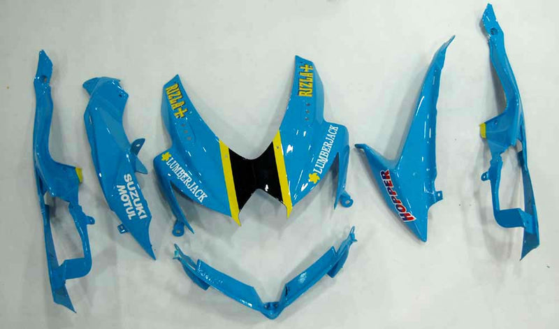 Fairings 2008-2010 Suzuki GSXR 600 750 Blue Yellow Rizla Racing Generic