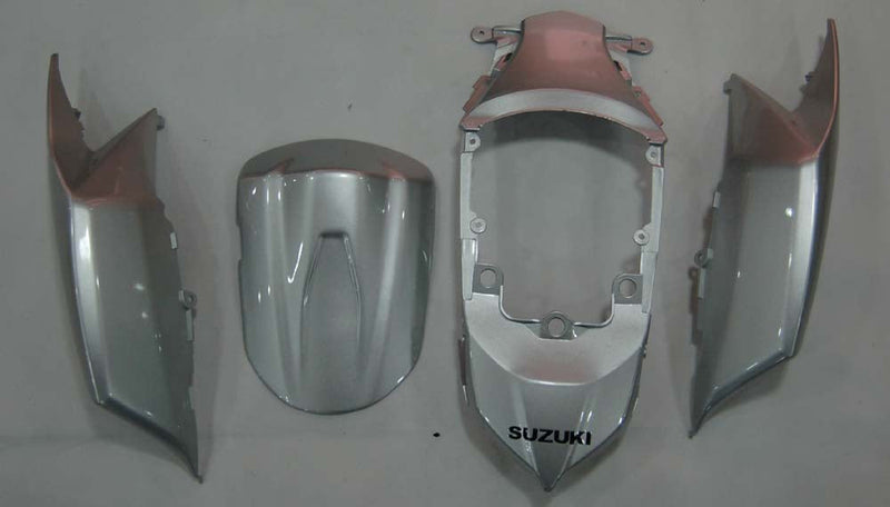 Fairings 2008-2010 Suzuki GSXR 600 750 Silver Black GSXR  Generic