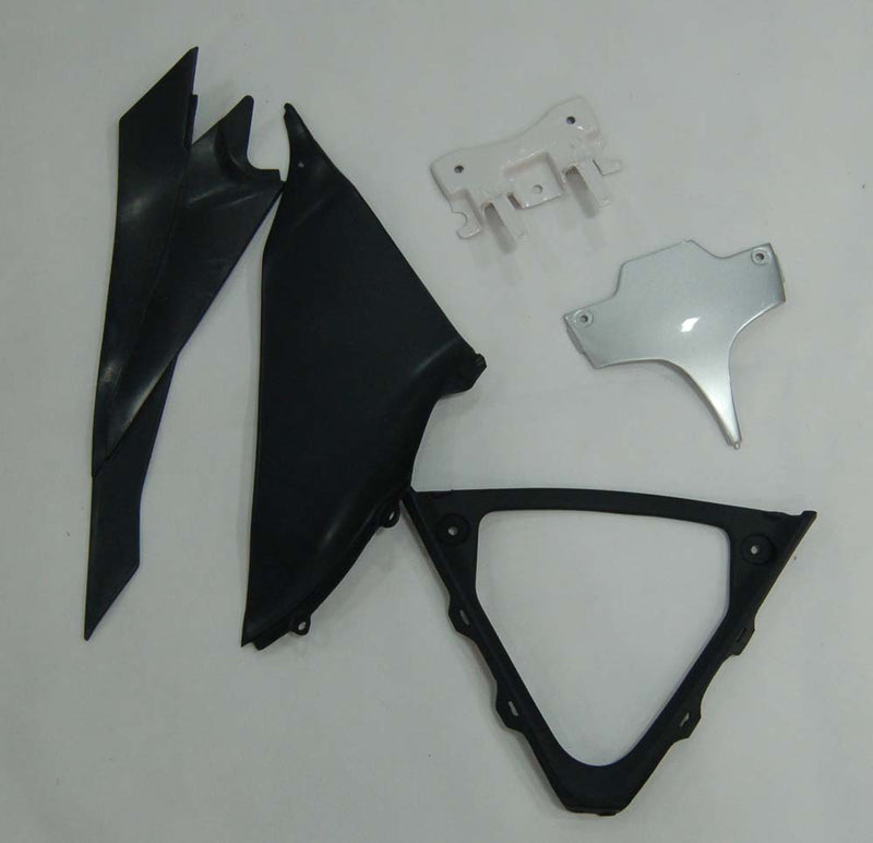 Fairings 2008-2010 Suzuki GSXR 600 750 Silver Black GSXR Racing Generic