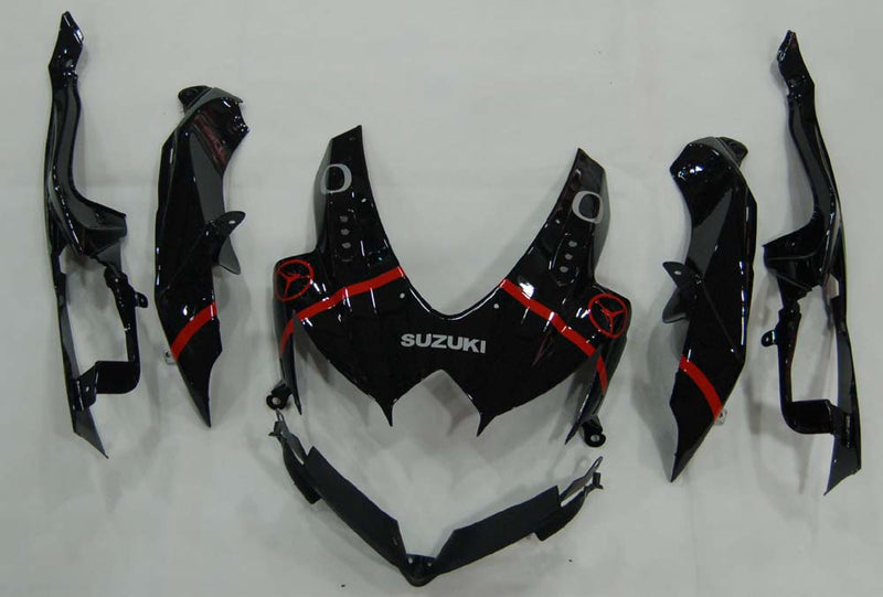 Fairings 2008-2010 Suzuki GSXR 600 750 Black Silver Jordan Racing Generic