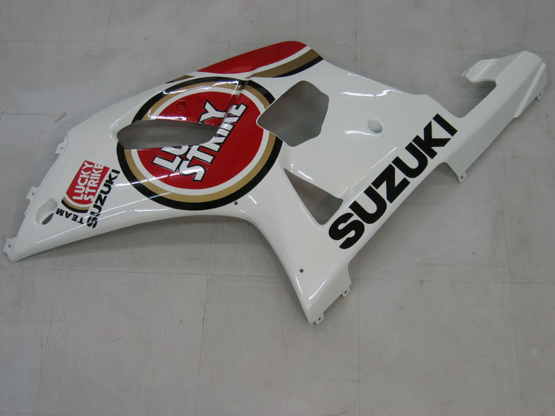 Fairings 2001-2003 Suzuki GSXR 750 White Red Lucky Strike Racing Generic