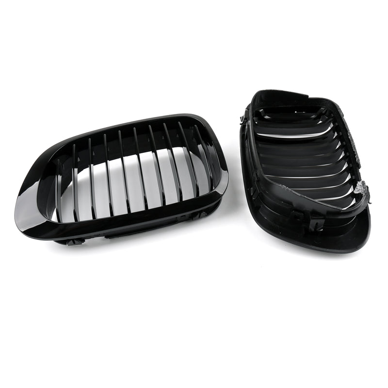 Fence Grill Grille ABS M Color Gloss Black Mesh For BMW E46 2D 99-22 3 Series