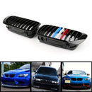 Front Fence Grill Grille ABS Gloss Black Mesh For BMW E46 2D (1999-2002) 3 Series Generic