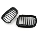 Matt Black Front Kidney Grill Mesh Grille For BMW X Series X5 E53 (1998-2003) Generic