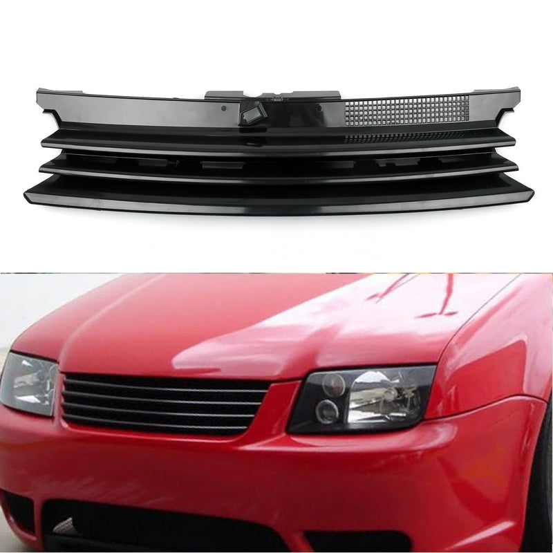 Front Bumper Sport Mesh Badgeless Grill/Grille Guard For VW Golf MK4 (99-05)