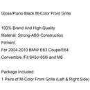 Front Grille For BMW E63 E64 LCI M6 Convertible coupe 630 635 Generic