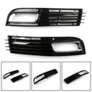2008-2010 Audi A8 (Quattro) D3 ABS Car Lower Bumper Grille Fog Light Grill w/Chromed