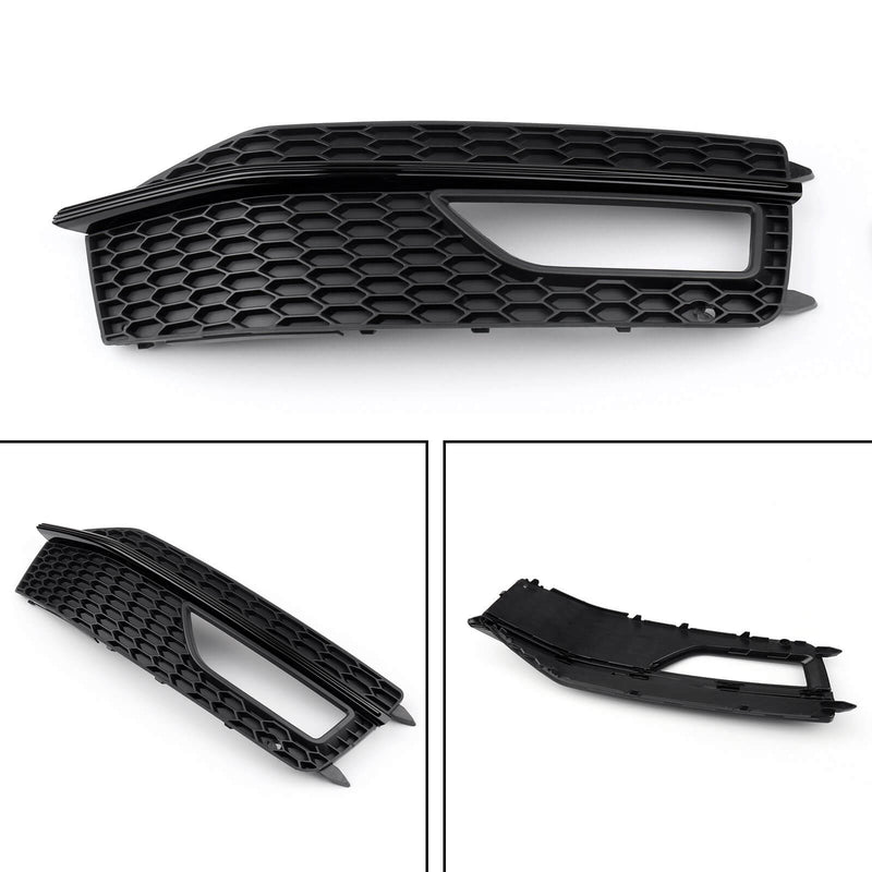 A4 S-line S4 2013-2015 Audi Bumper Fog Light Lamp Cover Grill Replacement Grille Generic