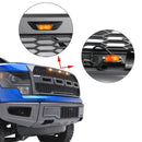 F150 2009-2014 Ford ABS Front Hood Grill Replacement Grille W/ LED Generic