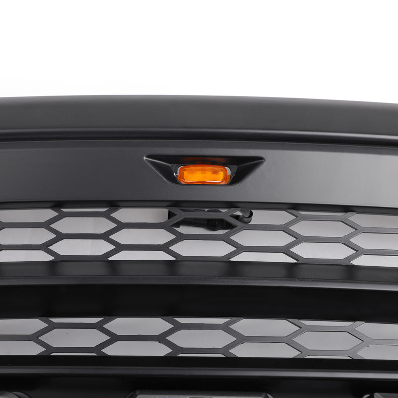 Dodge Ram 1500 | 2013-2018 | Matte Black Grill | RAM Letter + Amber LED Lights