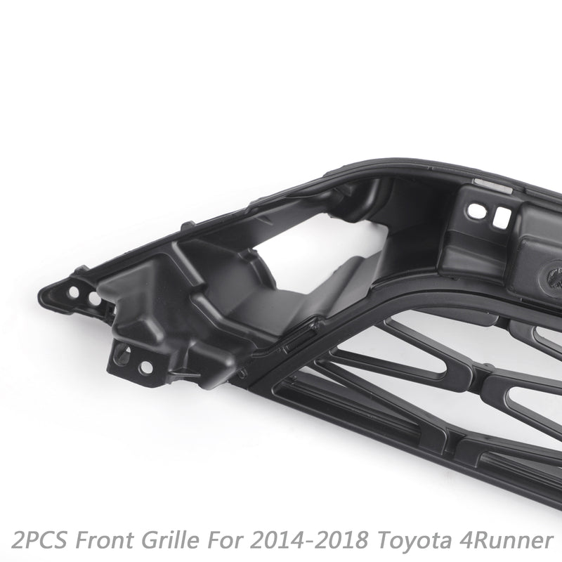 14-19 4Runner TRD PRO 2 Piece Front Bumper Grille PZ323-35056 PZ327-35053 Grill Replacement Generic
