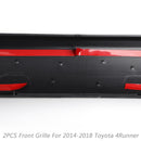 14-19 4Runner TRD PRO 2 Piece Front Bumper Grille PZ323-35056 PZ327-35053 Grill Replacement Generic