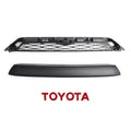 Toyota 4Runner | TRD PRO Grille | Front Bumper Grille| 2020-2024 | 2 Piece | Grey / Black / Red Toyota Letter | Led Lights