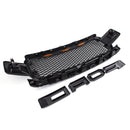 2018-2020 Ford F-150 Fornt Upper Grill Amber LED Repalcement ABS Grille Black