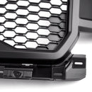 2018-2020 Ford F-150 Fornt Upper Grill Amber LED Repalcement ABS Grille Black