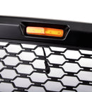 2018-2020 Ford F-150 Fornt Upper Grill Amber LED Repalcement ABS Grille Black