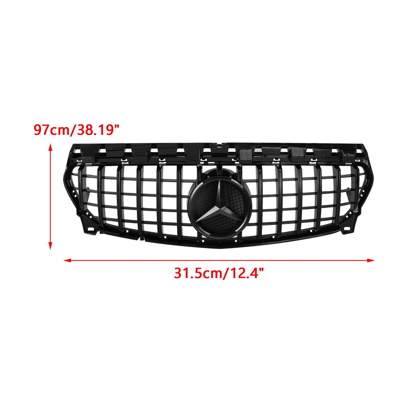 Mercedes Benz W117 CLA250 2013-2016 GT-R Style Front Bumper Grille Grill
