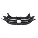 CRV 2012-2014 Honda Front Upper Bumper ABS Chrome Black Mesh Grill Replacement Grille Generic