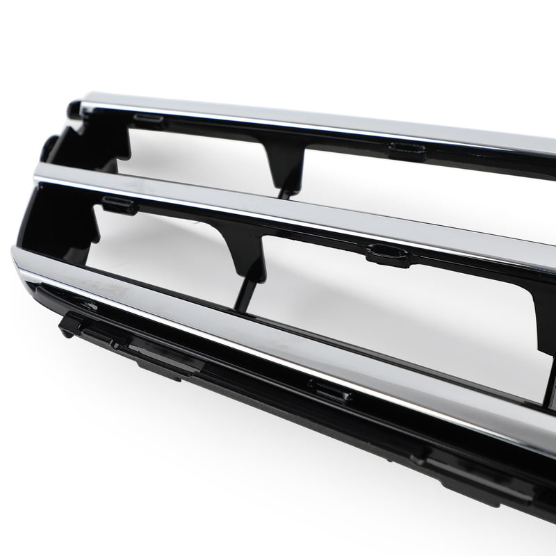 LED Black Chrome Front Grill Grille Fit Benz C Class W204 C300 C350 2008-2014 Generic