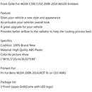 Front Grille with LED Emblem compatible with BENZ W204 C300 C350 2008 2009 2010 2011 2012 2013 2014 Generic