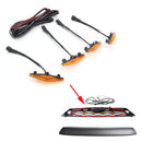 Toyota 4Runner | TRD PRO Grille | Front Bumper Grille| 2020-2024 | 2 Piece | Grey / Black / Red Toyota Letter | Led Lights