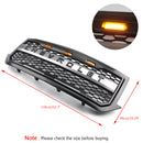 Chevrolet Silverado 1500 LED Front Grille Replacement for 2016-2018 Models in Black with Script