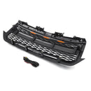 Chevrolet Silverado 1500 LED Front Grille Replacement for 2016-2018 Models in Black with Script