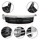 Accord 2008-2010 Honda Front Grill Replacement Grille Primed Black With Chrome Molding Trim Generic