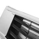 Accord 2008-2010 Honda Front Grill Replacement Grille Primed Black With Chrome Molding Trim Generic