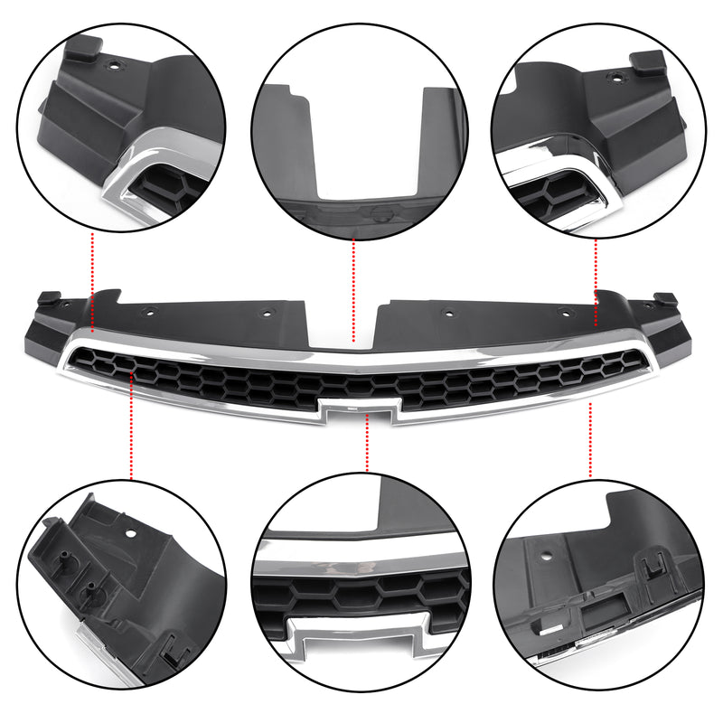 Cruze 09-15 Chevy 2PC Front Bumper Upper + Lower Grille Inserts Trim Covers Generic