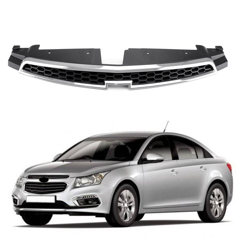 1PC Front Upper Grill Inserts Trim Covers For 09-14 Chevy Cruze Grille Overlay