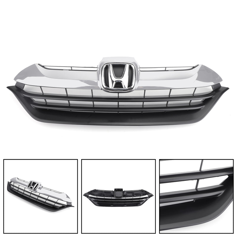 Front Mesh Grill Upper Grille Radiator Refit Grille Grill For HONDA CRV 17-2018 