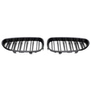 Front Bumper Grille For 2004-2009 BMW E60 E61 M5 520i 530i Glossy Black Generic
