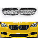 Front Kidney Diamond Grille Grills fit BMW F30 328i 335i 2012-2016 Generic