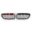 Front Kidney Diamond Grille Grills fit BMW F30 328i 335i 2012-2016 Generic