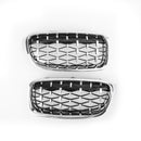 Front Kidney Diamond Grille Grills fit BMW F30 328i 335i 2012-2016 Generic