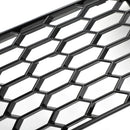 A4 B8 2009-2012 Audi Pair Honeycomb Mesh Fog Light Open Vent Grill Replacement Grille Intake Generic